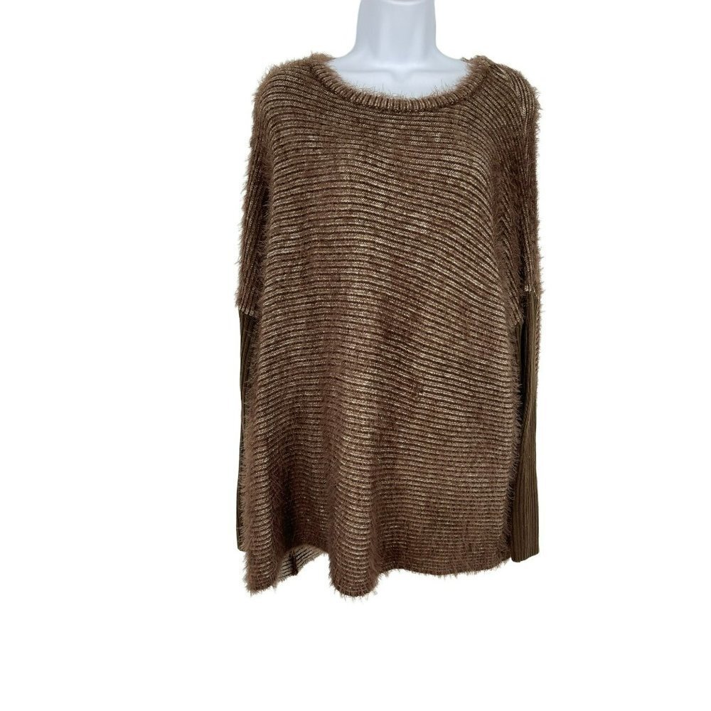 Simply Noelle Chic Boutique Long Sleeve Round Neck Fuzzy Sweater Size XXL